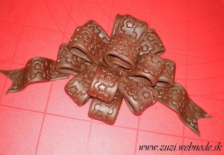 čokoládová mašľa